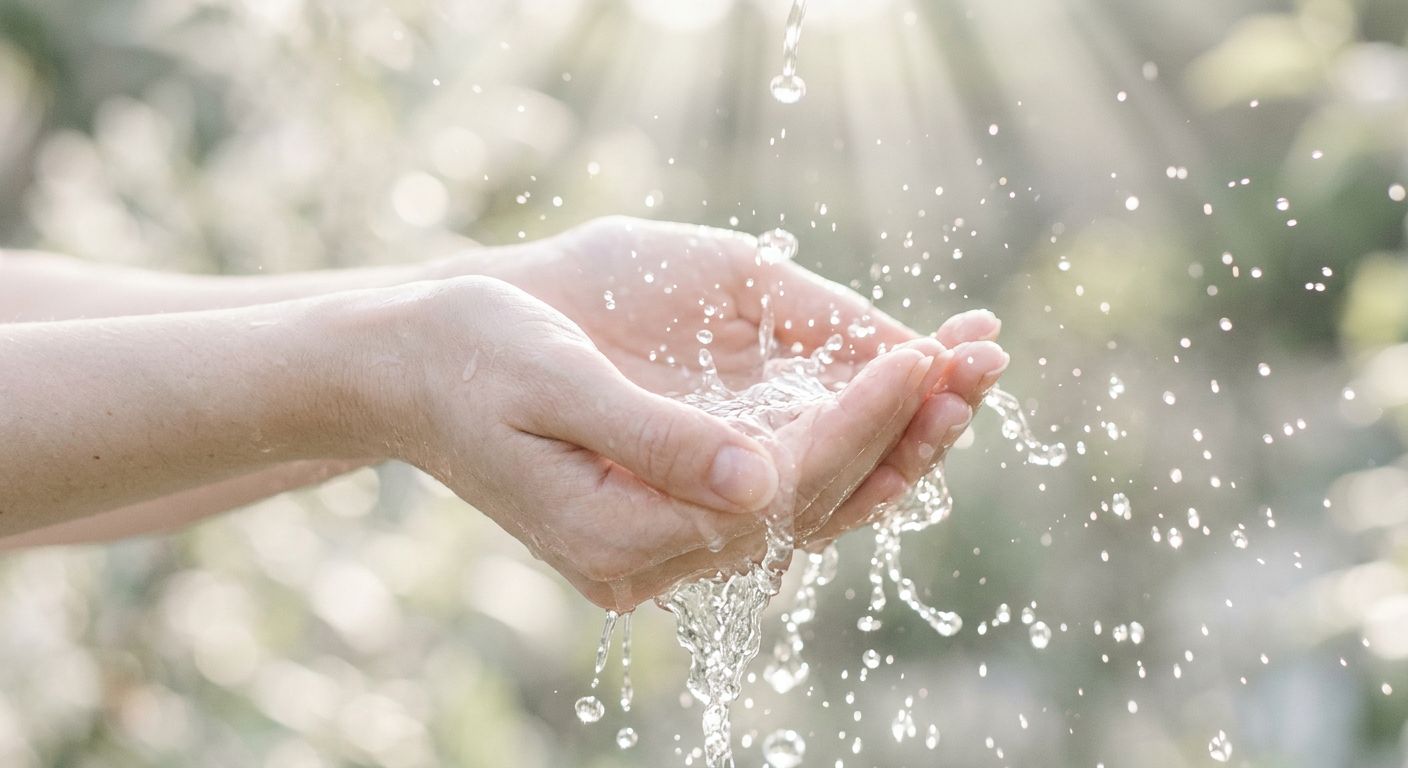 الوضوء بماء نقي وطهارة النفس