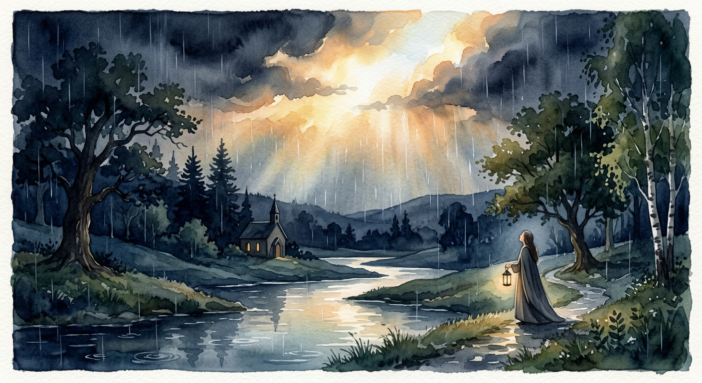 تفسير حلم المطر الغزير في الليل