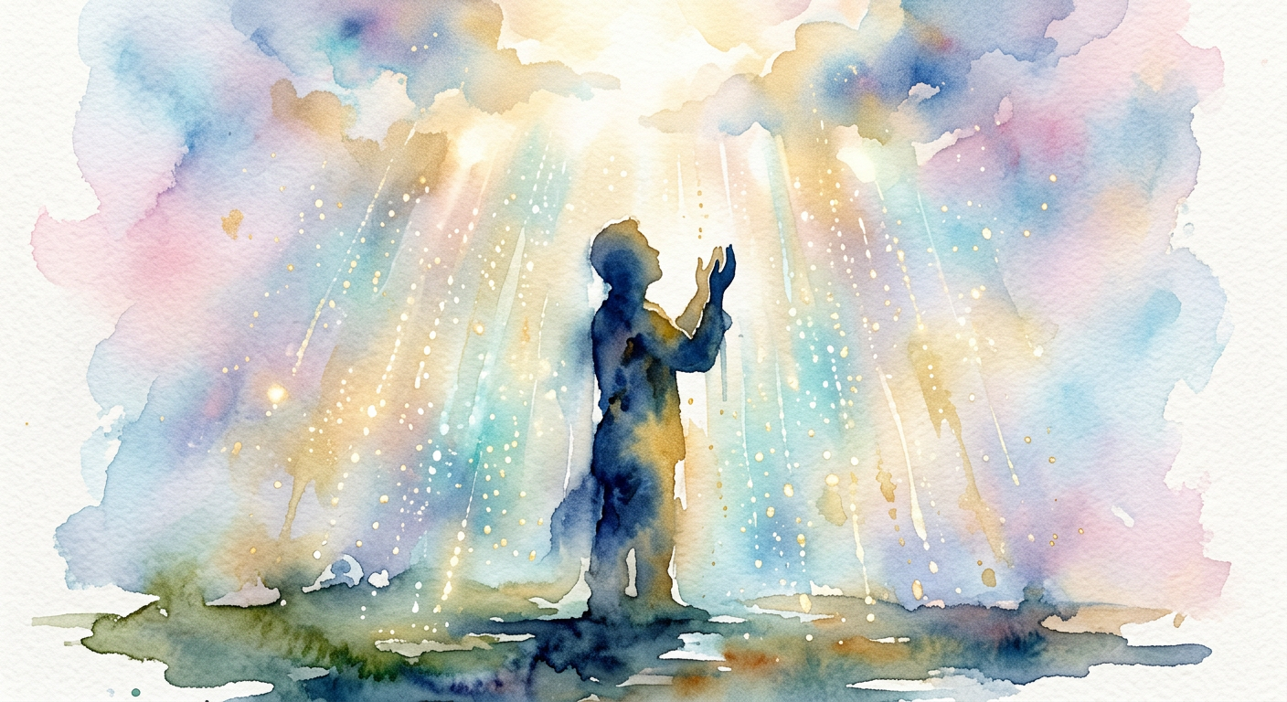 الدعاء تحت المطر في الحلم