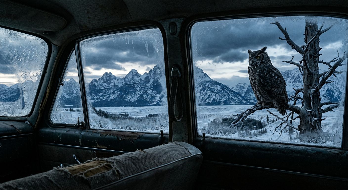 الرؤية من المقعد الخلفي في التندرا