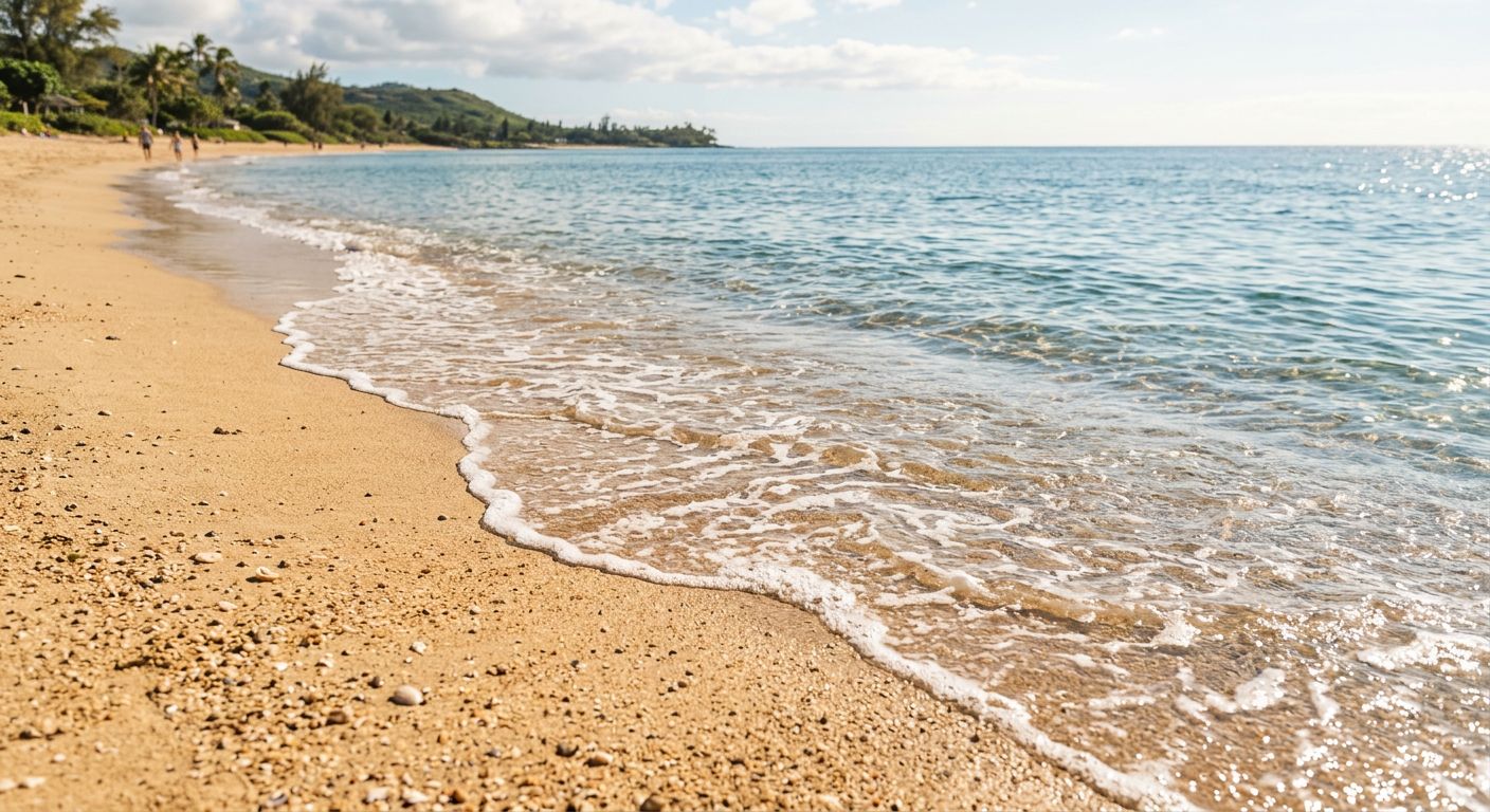 سكينة الروح على رمال البحر